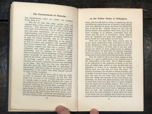 COMMENTARY OF HIEROCLES ON THE GOLDEN VERSES OF PYTHAGORAS - 1st Ed, 1906