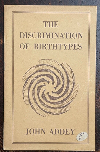 DISCRIMINATION OF BIRTHTYPES IN RELATION TO DISEASE - Addey, 1st 1974 ASTROLOGY