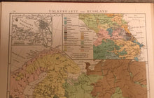 World Atlas, Huge RICHARD ANDREE'S HANDATLAS, w/ 96 Engraved Maps, 1st/1st, 1881