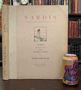 SARDIS - ARCHITECTURE (Vol. 2)  - Butler, 1st 1925 - LYDIAN GREEK ROMAN  EMPIRES