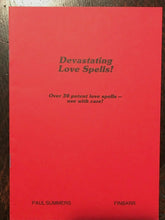 DEVASTATING LOVE SPELLS - Paul Summers (Finbarr) - 1st Ed, 1991 GRIMOIRE MAGICK