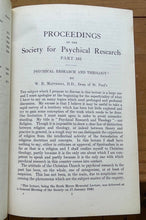 1941 - SOCIETY FOR PSYCHICAL RESEARCH - SPIRITS TELEPATHY ESP DIVINATION PSYCHIC