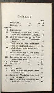 INDIAN ASTROLOGY: ASHTOTTARI & VINSHOTTARI DASHAS - Mody, 1st 1935 DIVINATION