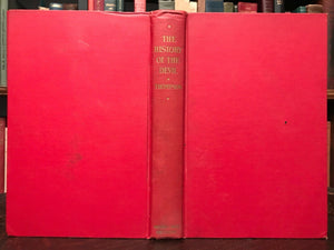 HISTORY OF THE DEVIL - 1st Ed, 1929 - HORNED GOD SATAN DEMONS EVIL PAGAN MAGICK