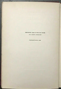 SCIENCE AND IMMORTALITY - Osler, 1st 1904 - IMMORTAL MAN HUMANITY EXISTENCE