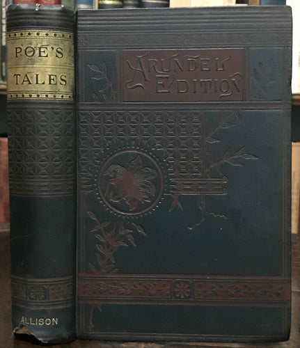 1887 EDGAR ALLAN POE - MURDERS IN THE RUE MORGUE & OTHER TALES - ARUNDEL EDITION