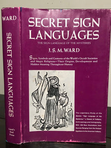 SECRET SIGN LANGUAGES - 1st/1st, 1969 - WITCHCRAFT DEMONOLOGY SYMBOLS MAGIC