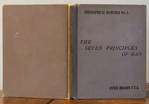 SEVEN PRINCIPLES OF MAN - Besant, 1910 - THEOSOPHY COSMIC ASPECTS OF THE SOUL