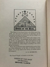 THE MYSTIC TEST BOOK OR THE MAGIC OF THE CARDS - RICHMOND - 1919 RARE OCCULT