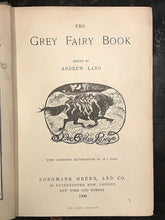 THE GREY FAIRY BOOK - ANDREW LANG, H.J. Ford, Color Plates - 1st UK Edition 1900