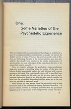 VARIETIES OF PSYCHEDELIC EXPERIENCE - Masters, 1st 1967 - EFFECTS OF LSD, PSYCH