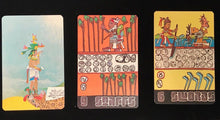 XULTUN TAROT - 1st Edition, 1976 - LAID OUT CARDS FORM MYAN MYTHOLOGY SCENCE