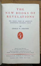 NEW BOOKS OF REVELATIONS - Ferguson, 1929 - RELIGIOUS SECTS CULTS SPIRITUALITY