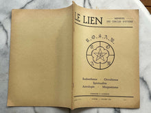 LE LIEN FRENCH OCCULT MAGAZINE - NOV-DEC 1964 - GNOSIS MEDITATION SELF SPIRIT