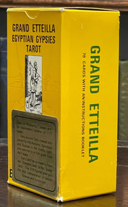 GRAND ETTEILLA EGYPTIAN GYPSIES TAROT - 1969 TAROT CARD DECK DIVINATION - UNUSED