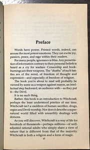 THE TRUTH ABOUT WITCHCRAFT - Cunningham, 1988 SIGNED - MAGICK WITCH WICCA