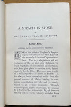 MIRACLE IN STONE OR THE GREAT PYRAMID OF EGYPT - Seiss, 1877 - ANCIENT OCCULT