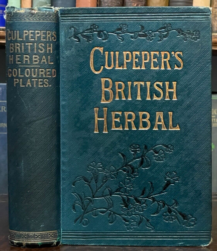 THE BRITISH HERBAL & FAMILY PHYSICIAN - Culpeper, 1860 - HERBS HERBAL MEDICINE