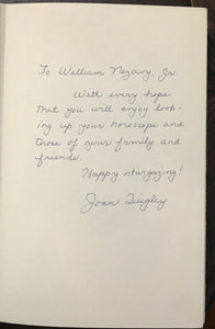 ASTROLOGY FOR ADULTS - Quigley, 1969 ZODIAC DIVINATION HOROSCOPE - SIGNED