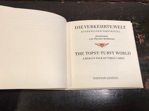 THE TOPSY-TURVY WORLD TAROT DECK - MULLER OF BERLIN - LIMITED ED 2000 MINT, 1982