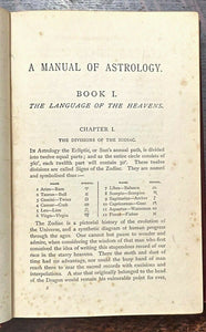 NEW MANUAL OF ASTROLOGY - Sepharial, 1912 HOROSCOPES ZODIAC DIVINATION PROPHECY