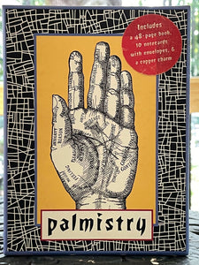 THE PALMISTRY BOX - 1st Ed 1998 - ANN FIERY - CHIROMANCY, MANUAL, GREETING CARDS