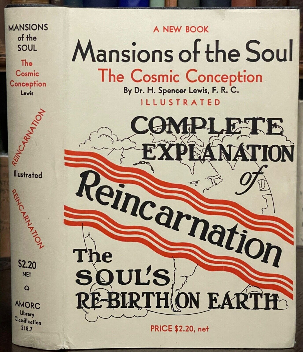 1933 MANSIONS OF THE SOUL: COSMIC CONCEPTION - ROSICRUCIAN REINCARNATION KARMA