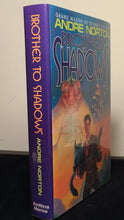 BROTHER TO SHADOWS, Andre Norton 1st/1st 1993 HC/DJ SIGNED, Near Mint SCI FI