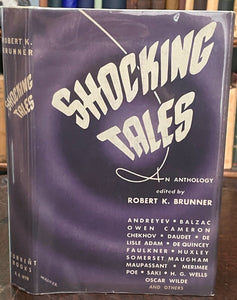 SHOCKING TALES - Brunner, 1st 1946 - SHORT STORIES HORROR REVENGE MYSTERY EVIL