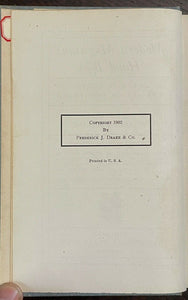 MODERN MAGICIANS' HAND BOOK - 1st 1902 - CONJURING, MAGIC TRICKS, ILLUSIONS