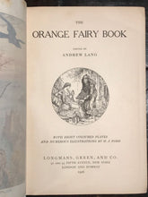 ANDREW LANG - THE ORANGE FAIRY BOOK, 1st / 1st w/ H.J. Ford Illustrations, 1906