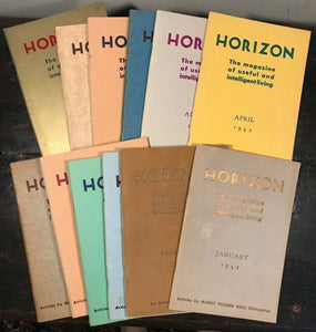 MANLY P. HALL - HORIZON JOURNAL - Full YEAR, 12 ISSUES, 1942 - PHILOSOPHY OCCULT