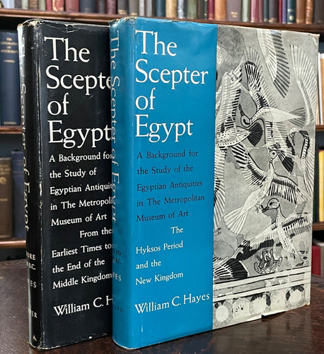 SCEPTER OF EGYPT - Hayes, 1st 1953 - 2 Vols ANCIENT EGYPT ANTIQUITIES EGYPTOLOGY