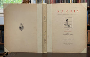 SARDIS - ARCHITECTURE (Vol. 2)  - Butler, 1st 1925 - LYDIAN GREEK ROMAN  EMPIRES