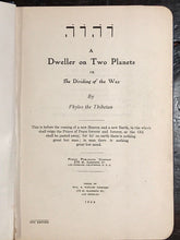 A DWELLER ON TWO PLANETS - PHYLOS THE THIBETAN / FREDERICK OLIVER, 1924 ATLANTIS