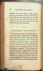 DEMONOLOGY, GHOSTS, APPARITIONS, POPULAR SUPERSTITIONS - 1st 1831 WITCHES OCCULT