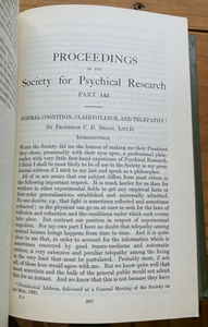 1935 SOCIETY FOR PSYCHICAL RESEARCH - OCCULT SPIRITS MEDIUMS TELEPATHY ESP