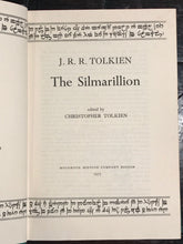 THE SILMARILLION — J.R.R. TOLKIEN, Stated 1st Edition / 1st Printing, 1977 HC/DJ