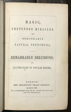 1848 MAGIC, PRETENDED MIRACLES & REMARKABLE NATURAL PHENOMENA - MAGICK MIRACLES