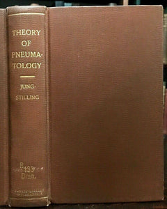 THEORY OF PNEUMATOLOGY - 1st, 1834 SOUL GHOSTS SPIRITS APPARITIONS PSYCHIC BODY