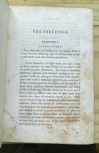 THE PROFESSOR - 1st Ed 1857 - CHARLOTTE BRONTE - GOTHIC ROMANCE LITERATURE