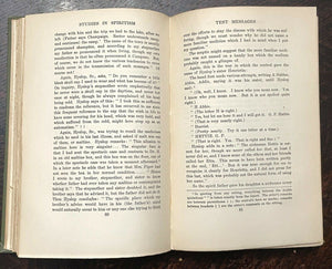 STUDIES IN SPIRITISM - Tanner, 1st 1910 MEDIUMS GHOSTS SPIRITS AFTERLIFE SEANCES