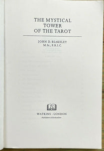 MYSTICAL TOWER OF THE TAROT - Blakeley, 1st 1974 - OCCULT DIVINATION PROPHECY