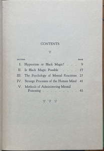 MENTAL POISONING - Lewis, 1st 1937 - MYSTERIES AMORC HUMAN TOXICITY BLACK MAGIC