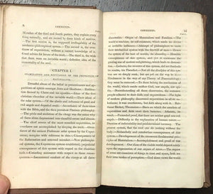 THEORY OF PNEUMATOLOGY - 1st, 1834 SOUL GHOSTS SPIRITS APPARITIONS PSYCHIC BODY