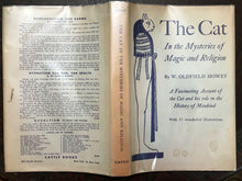 THE CAT IN THE MYSTERIES OF MAGIC AND RELIGION - Howey, 1st 1956 MAGICK WITCHES