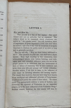 1828 - LETTERS ON THE EXISTENCE OF FALLEN SPIRITS - SATAN ANGELS DEMONOLOGY