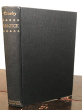 MAGICK ~ ALEISTER CROWLEY, SYMONDS, Grant, 1st/1st 1973 HC/DJ w/ PRINTER'S ERROR