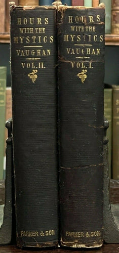 HOURS WITH THE MYSTICS - 1st, 1856 Scarce 2 Vols THEOSOPHY, MYSTICISM, PAGANISM