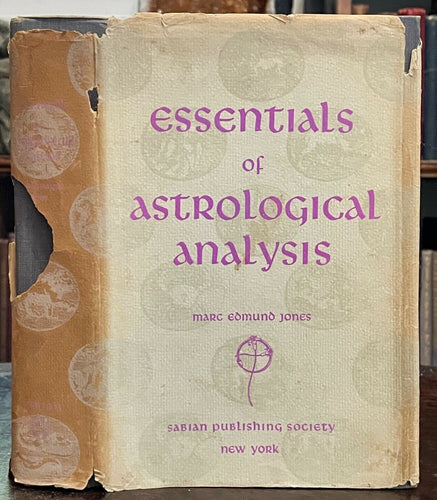 ESSENTIALS OF ASTROLOGICAL ANALYSIS - Marc Edmund Jones, 1st 1960 SIGNED ZODIAC